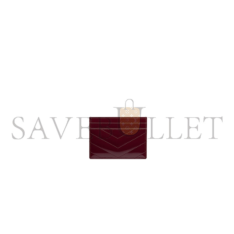 Y51 cassandre matelassÉ card case in patent leather 4232910uf076413 (10.5*7.5*0.5cm)